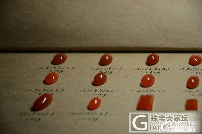 天然南红玛瑙戒面/蛋面/吊坠裸石--联合料樱桃红朱砂点--精品_玉石