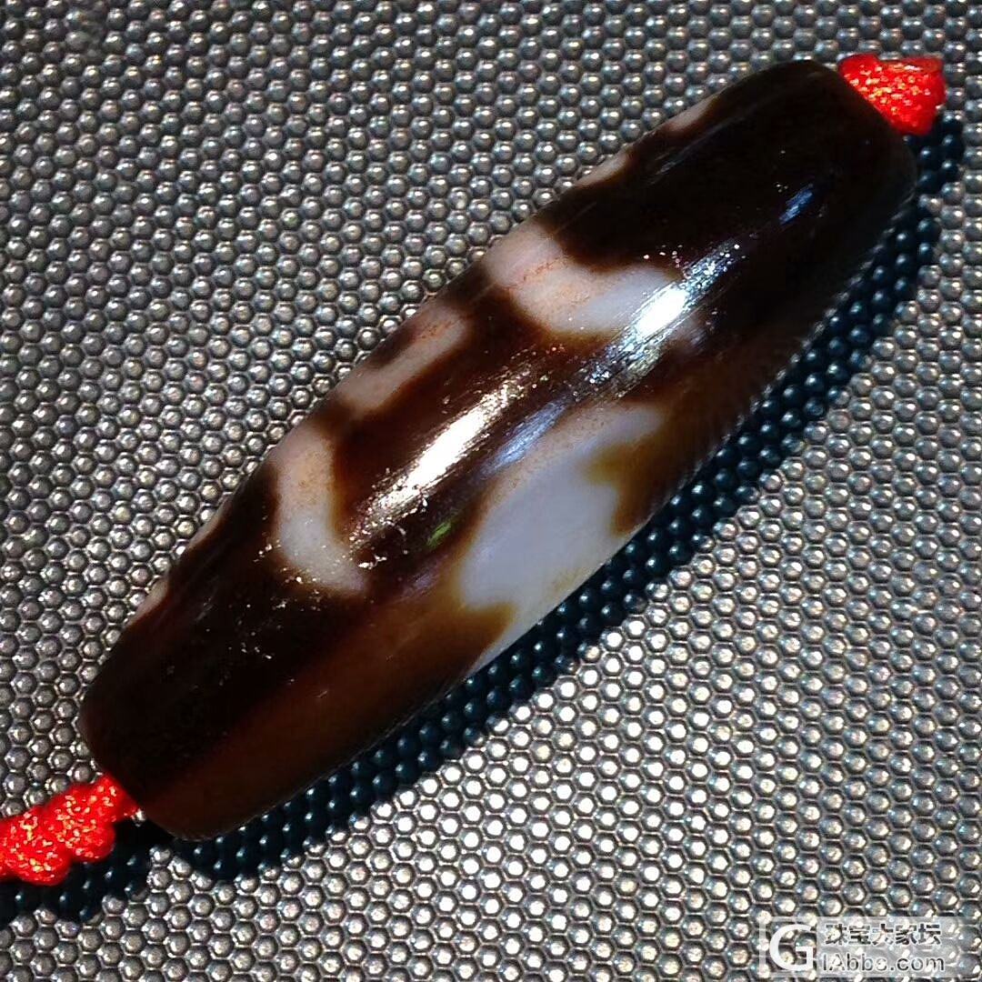 藏传福寿朱砂天珠,12.5/37mm,福寿双全,财源广进,幸福吉祥
