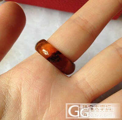 互闪~蜜蜡雕件~平安扣雕件单珠,配件,烧蓝鸡血藤_珠宝