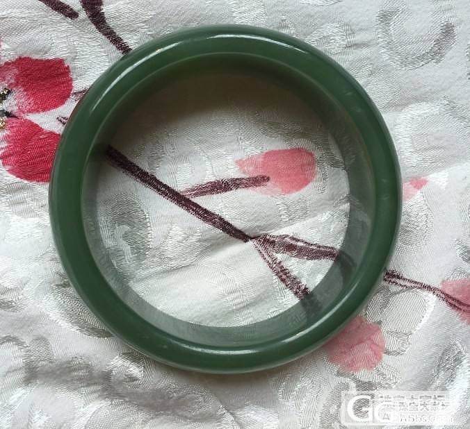 碧玉鸭蛋青手镯,特价380,59圈口_传统玉石