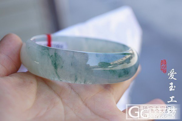 【爱玉工坊】春色葫芦和冰种飘花手镯_翡翠