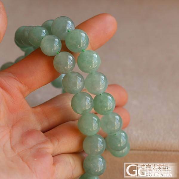 Dudu翡翠冰糯淡果绿塔链(10-13mm)(微信号:dudujade)_Dudu翡翠