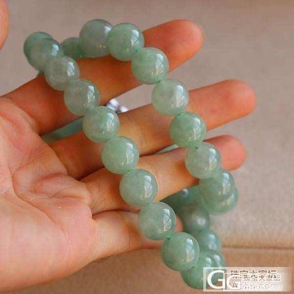 Dudu翡翠冰糯淡果绿塔链(10-13mm)(微信号:dudujade)_Dudu翡翠