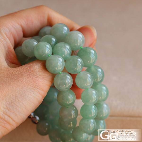 Dudu翡翠冰糯淡果绿塔链(10-13mm)(微信号:dudujade)_Dudu翡翠