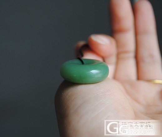 实惠碧玉平安扣。。。_传统玉石