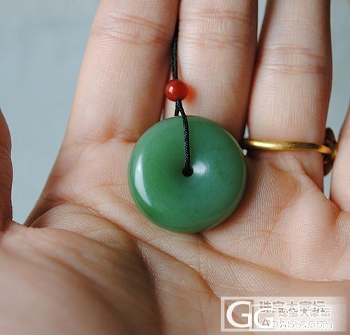 实惠碧玉平安扣。。。_传统玉石