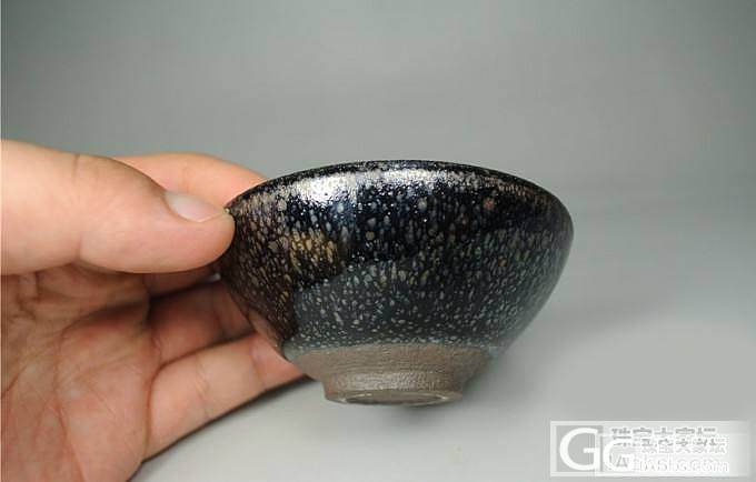 【文玩新宠】水吉建窑 建盏 鹧鸪斑星斑点油滴小盏 手工拉胚_珠宝