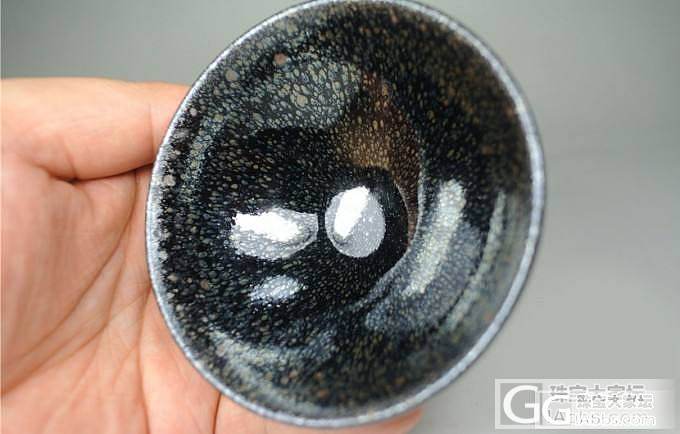 【文玩新宠】水吉建窑 建盏 鹧鸪斑星斑点油滴小盏 手工拉胚_珠宝