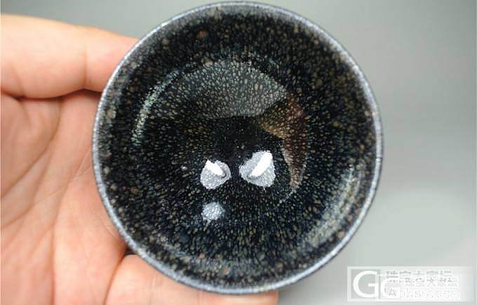 【文玩新宠】水吉建窑 建盏 鹧鸪斑星斑点油滴小盏 手工拉胚_珠宝