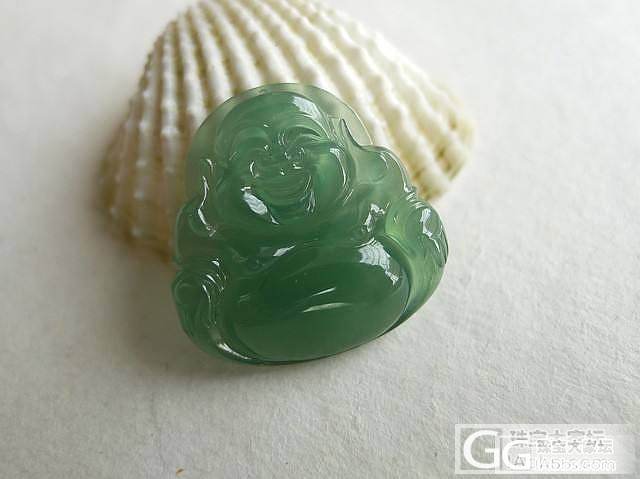 【泽翠阁翡翠】 A货翡翠 蓝水坐佛 玉坠 吊坠 带证书_翡翠