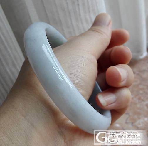 ——便宜转 和田青玉 圆条手镯 翡翠扁条——_传统玉石