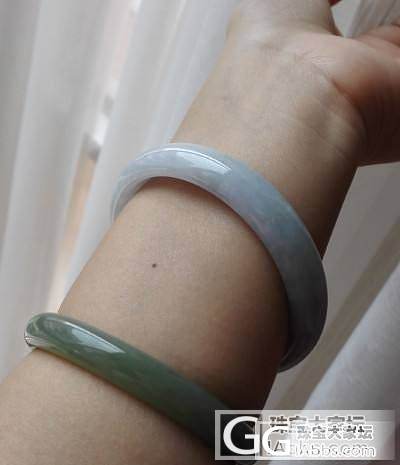 ——便宜转 和田青玉 圆条手镯 翡翠扁条——_传统玉石