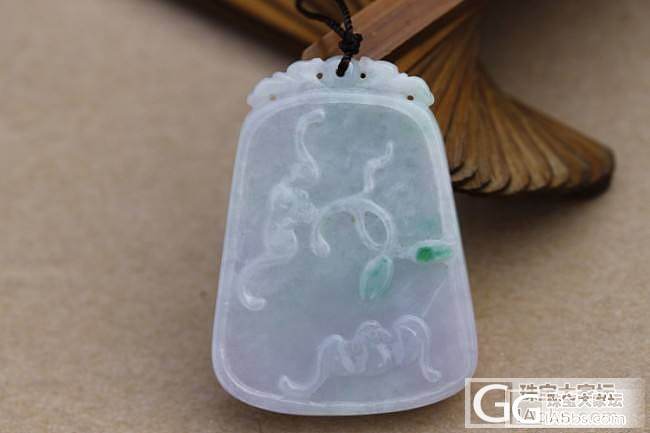 沁碧阁翡翠 每日一款特价 春彩福在眼前翡翠方牌_翡翠