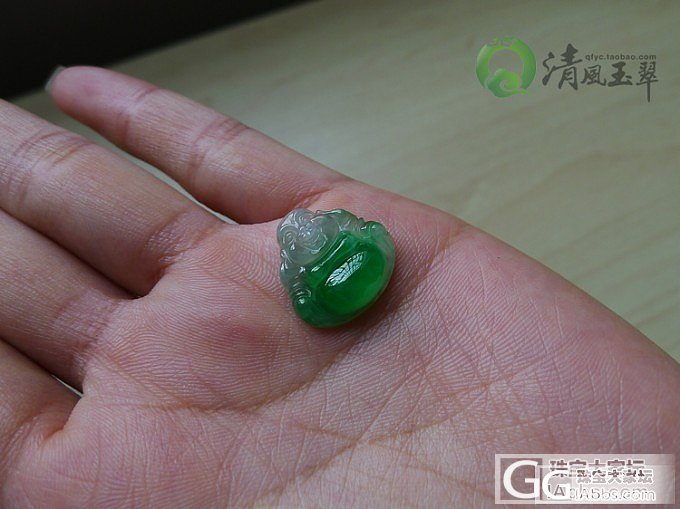 【清风玉翠】艳绿笑佛_清风玉翠
