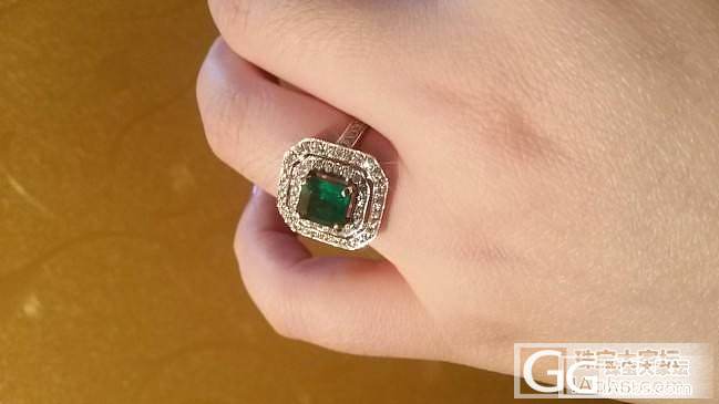 几年前入的祖母绿戒指，无油_戒指刻面宝石祖母绿