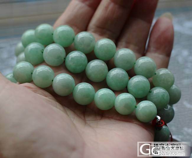 苹果绿大珠项链_翡翠