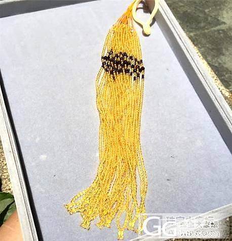 【函函家】福利价琥珀3.3毫米可拆卸金珀挂链_函函家玉石铺