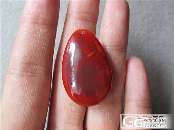 玫瑰红 吊坠 南红玛瑙 九口料 380元_传统玉石