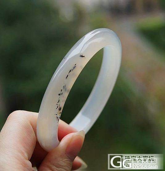 【花好月圆翡翠阁】天然原色无烧飘水草玛瑙手镯3只！！_玛瑙