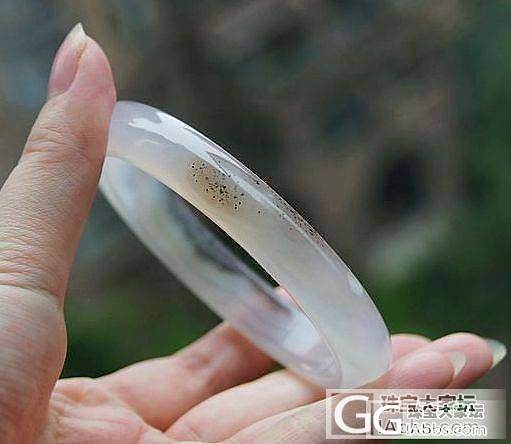 【花好月圆翡翠阁】天然原色无烧飘水草玛瑙手镯3只！！_玛瑙