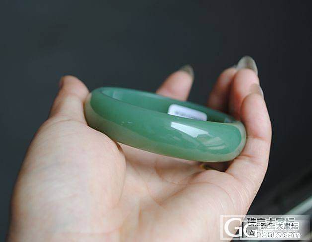 细腻碧玉手镯59.5mm..._传统玉石