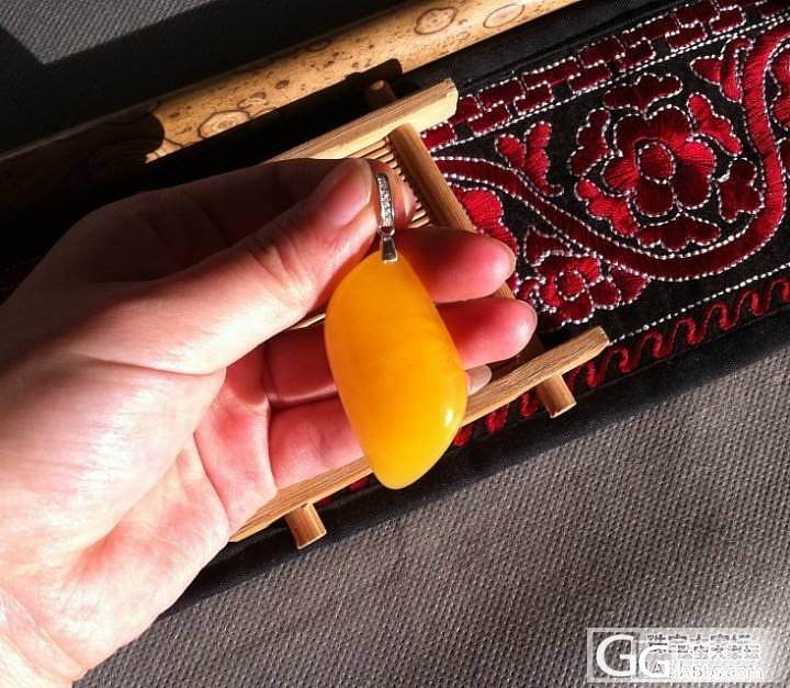 【琥珀精灵】波罗的海 纯手工 黄蜜 金绞蜜吊坠 很赞的一款_有机宝石