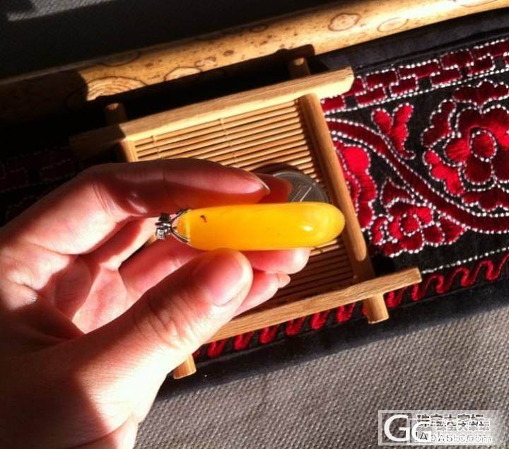 【琥珀精灵】波罗的海 纯手工 黄蜜 金绞蜜吊坠 很赞的一款_有机宝石