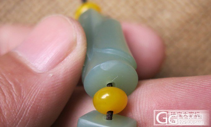 俄碧鸭蛋青粉青18mm手串,翁仲嘞子平安锁组合包挂_传统玉石