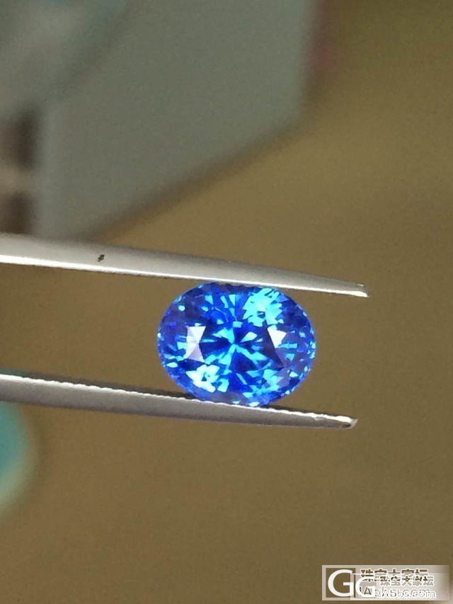 5.08ct 全干净矢车菊蓝宝 难得的美丽……_刻面宝石蓝宝石