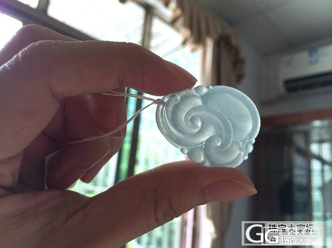 【钰泷】完美无瑕冰种起荧饱满如意_翡翠