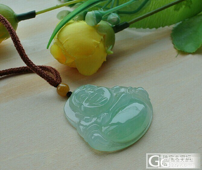 ~~翡翠(A货)--苹果绿--满色--大佛_翡翠