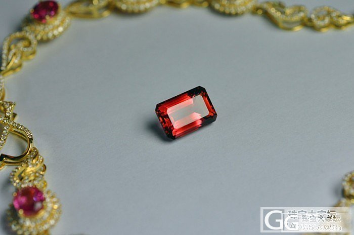 4.875ct，阿富汗红碧玺，560/克拉，本工作室购裸石，镶嵌免工费包邮送国检..._宝石