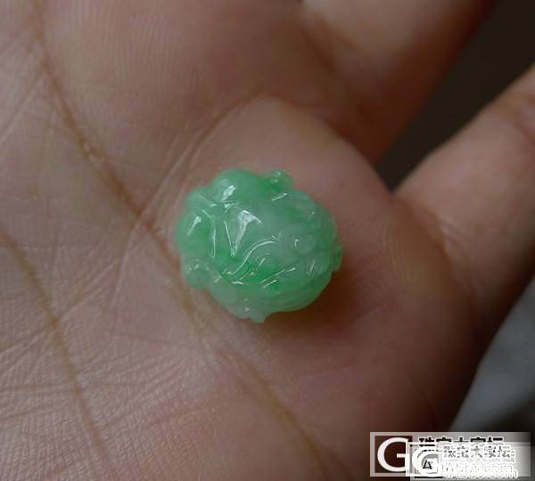 秀戒指（貔貅打了酱油了）。。。没人看，奉送戒指盒照片。。。_戒指翡翠