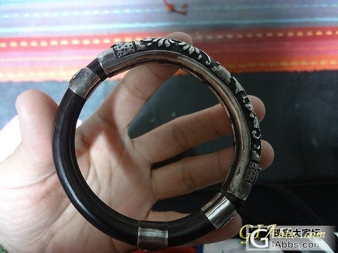 老镯子_银木手镯文玩