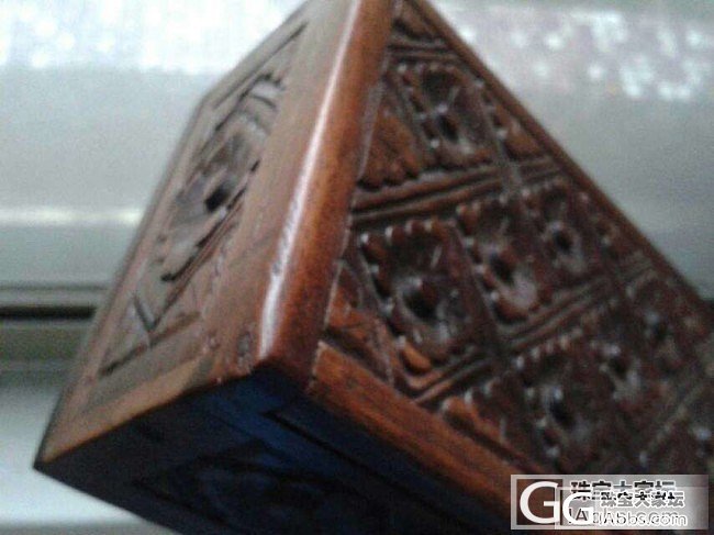 老货印尼小叶紫檀首饰盒_文玩