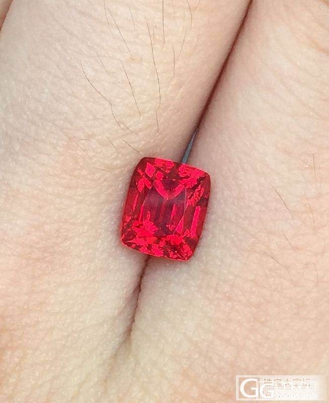 2卡缅甸AGL认证无加热红尖晶，正红的红_刻面宝石尖晶石