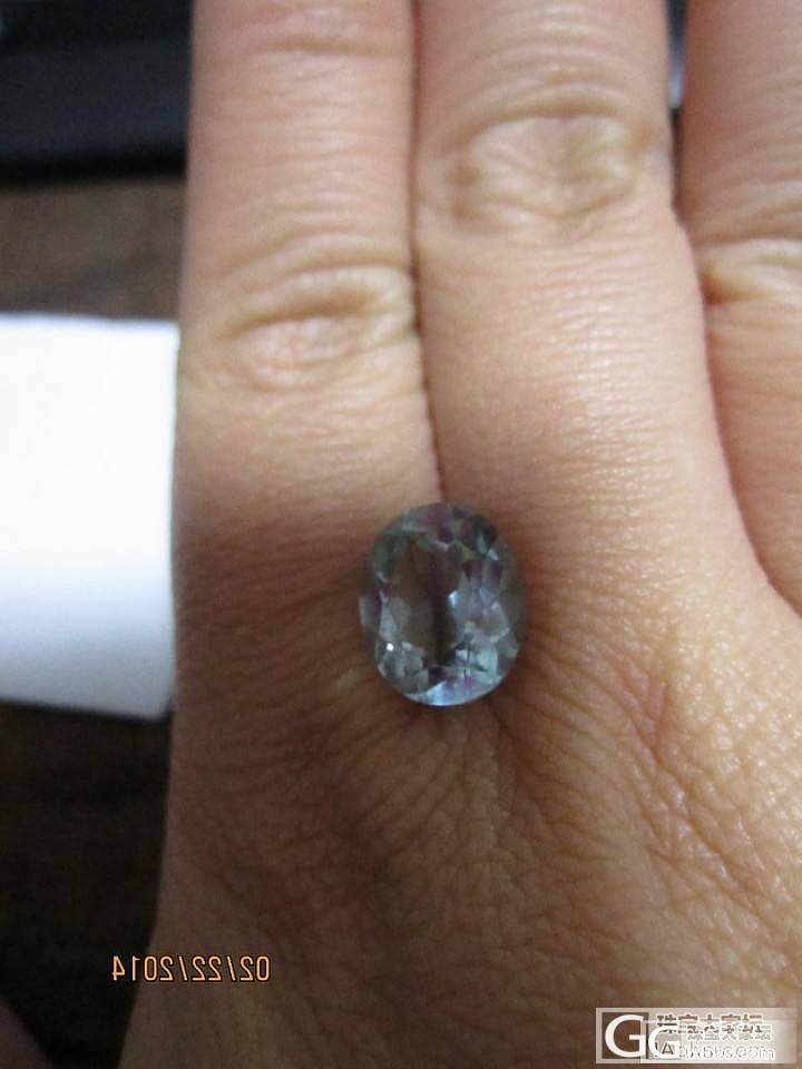 请各位大神帮忙看看这颗海蓝宝_刻面宝石海蓝宝