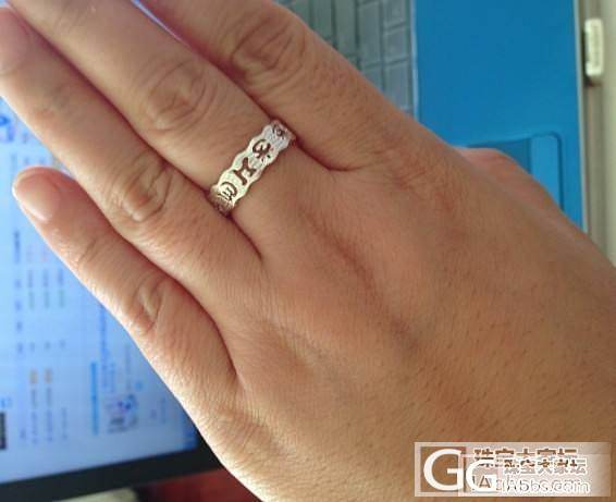年前败了2枚小戒指，都是姐妹们喜欢的热款（热爱+梵文）_戒指银
