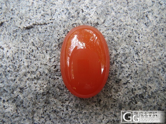 收藏级极品南红玛瑙戒面--超大尺寸--联合料樱桃红_玉石