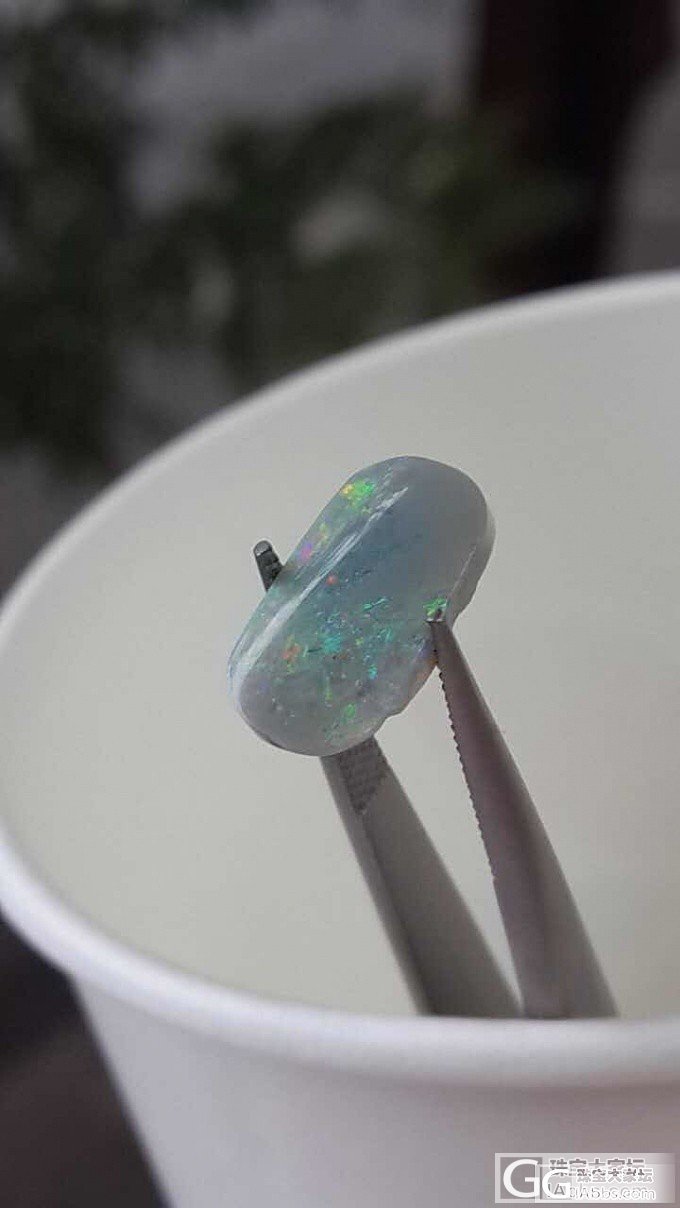 欧泊切割打磨全过程_打磨半成品欧泊原石