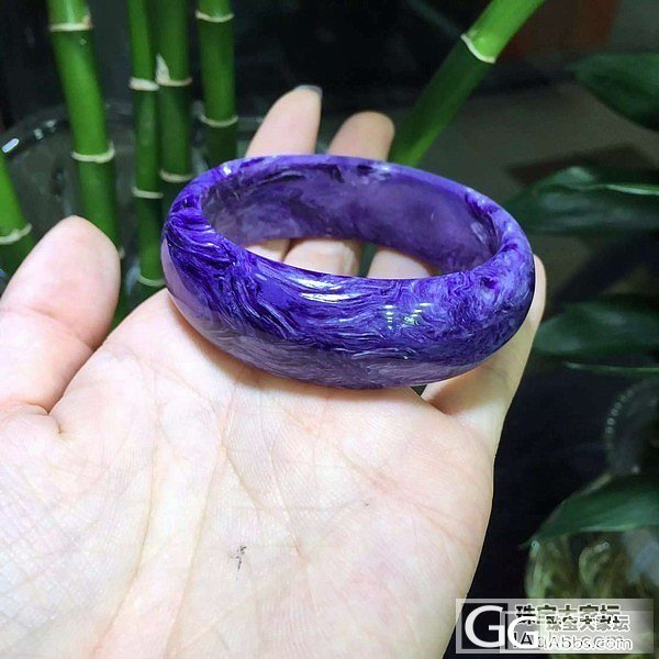 【晶。玺】紫龙晶手镯53mm_宝石