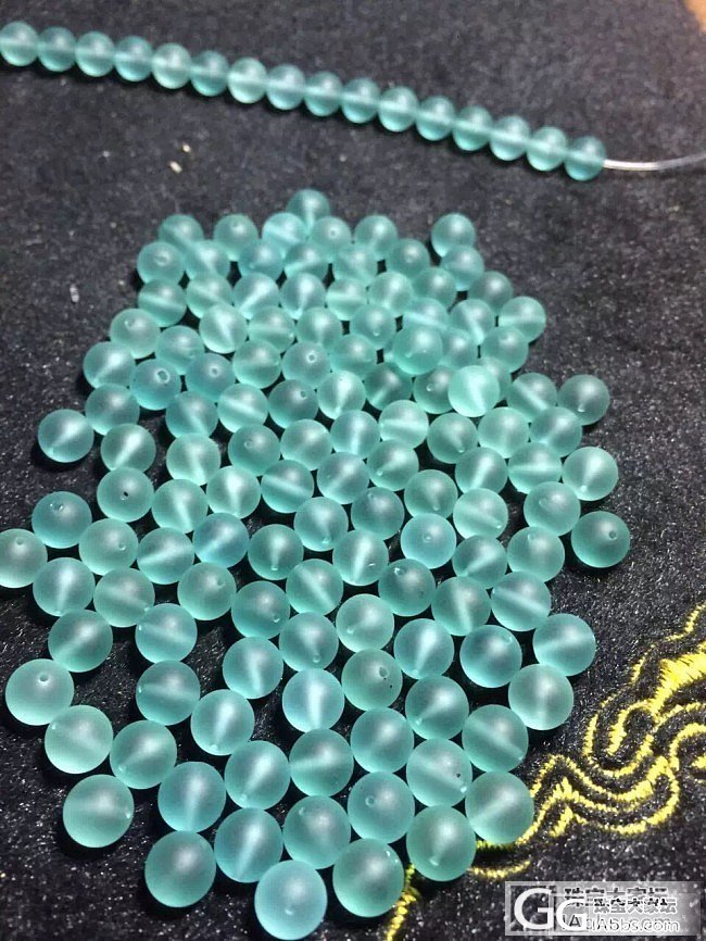 这个琉璃佛珠如何？_琉璃珠串