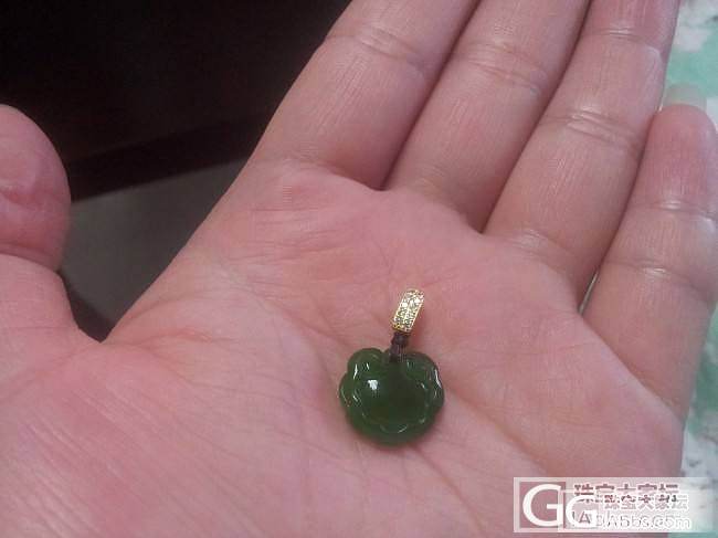 给啊北的还图，萌萌的宝宝锁&amp;肥肥的扣子_平安扣花件品尚翡翠