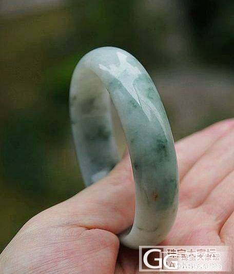 【花好月圆翡翠阁】清新优雅飘花贵妃、浅绿手镯2只！_翡翠