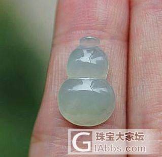 【花好月圆翡翠阁】胖大葫芦戒面2颗！！_翡翠