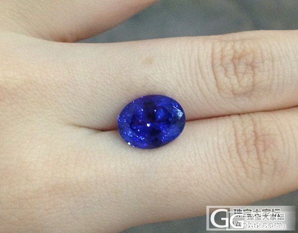 求教：我是新手 想入手一块石头，4.3ct 卖家图 实物到手补图_刻面宝石坦桑石