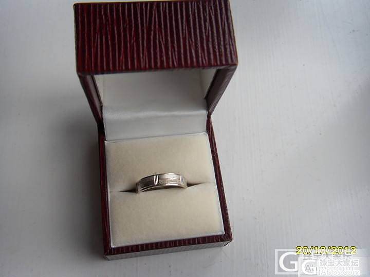 一个款式超级简单的铂金戒指^_^！_铂戒指金