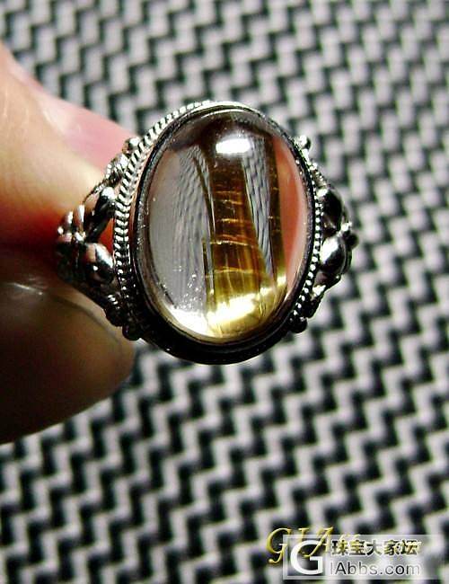 我的钛晶戒指和钛晶貔貅小吊坠 与大家分享_戒指钛晶