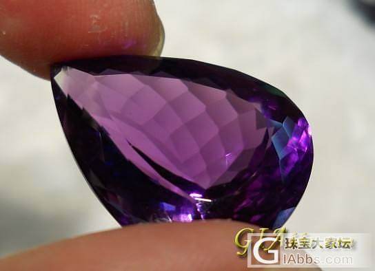 极品紫晶戒面 吊坠_紫水晶刻面宝石
