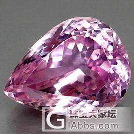 想弄块锂辉石，大家看那块好？_刻面宝石辉石